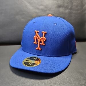 New York Mets New Era Fitted Baseball Cap Size 7 3/8